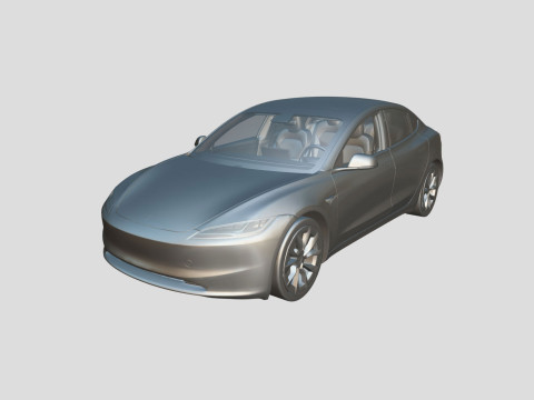 Tesla Model 3 2024 3D 모델