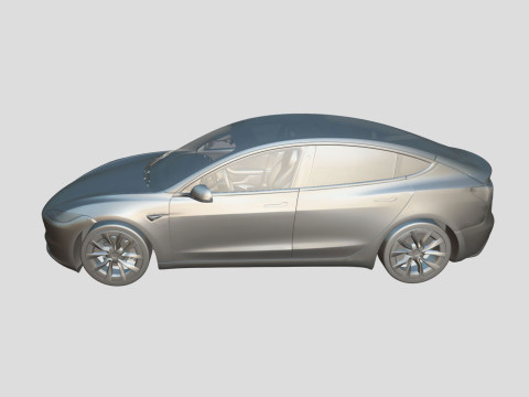 Tesla Model 3 2024 3D 모델
