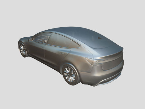 Tesla Model 3 2024 3D 모델