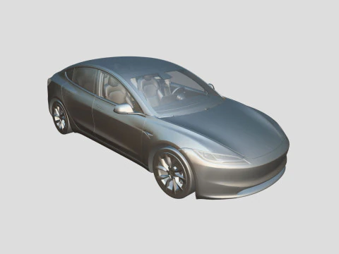 Tesla Model 3 2024 3D Model