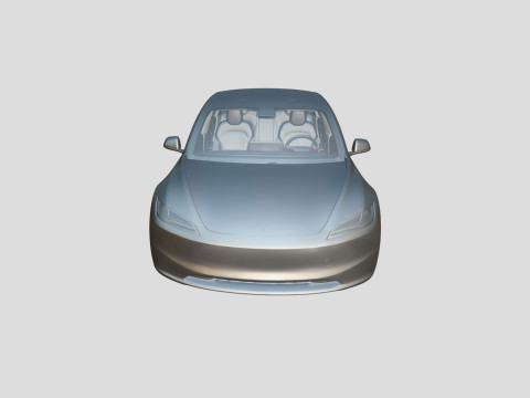 Tesla Model 3 2024 3D 모델