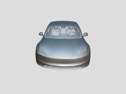 Tesla Model 3 2024 3D Model