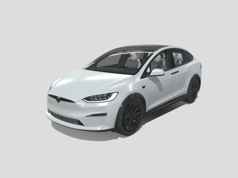 Tesla Model X 2024 3Dモデル