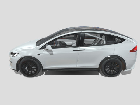 Tesla Model X 2024 3Dモデル