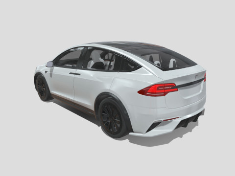 Tesla Model X 2024 3Dモデル