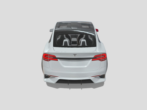 Tesla Model X 2024 3Dモデル