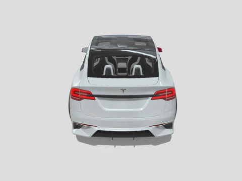 Tesla Model X 2024 3D Model