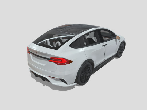 Tesla Model X 2024 3Dモデル