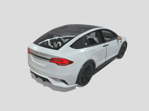 Tesla Model X 2024 3D Model