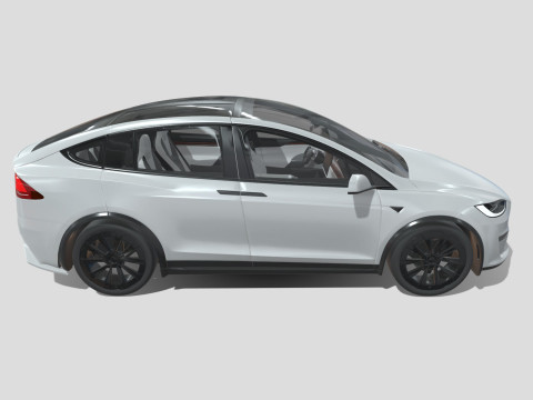 Tesla Model X 2024 3Dモデル