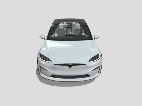 Tesla Model X 2024 3D Model