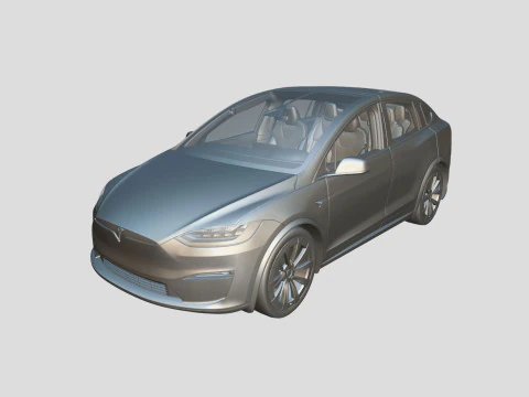 Tesla Model X 2024 3D Model