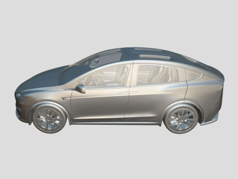 Tesla Model X 2024 3Dモデル
