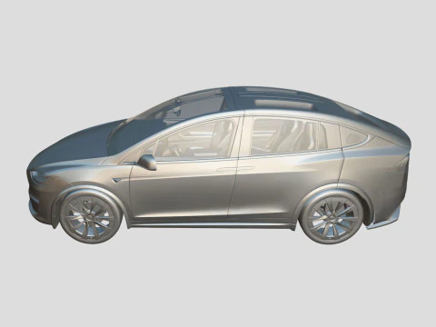 Tesla Model X 2024 3D Model