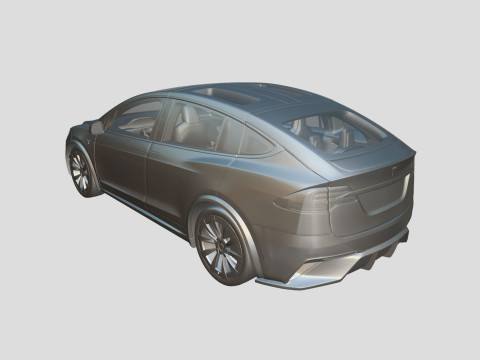 Tesla Model X 2024 3Dモデル