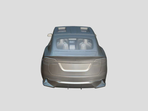 Tesla Model X 2024 3D Model
