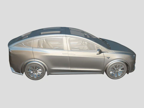 Tesla Model X 2024 3D Model