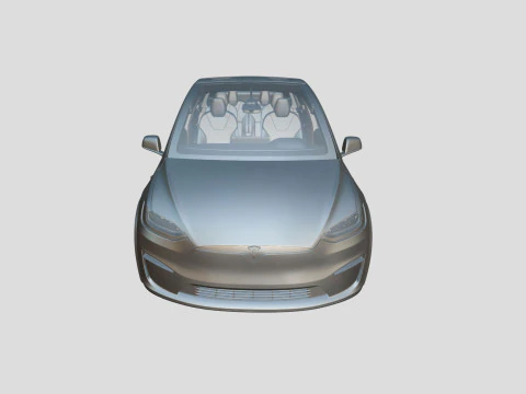 Tesla Model X 2024 3D Model