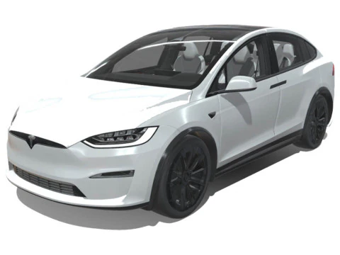 TeslaModel X 2024 Model 3D