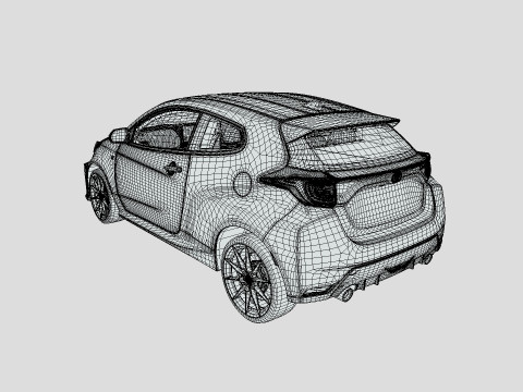 Toyota Yaris 2024 GR Modelo 3D