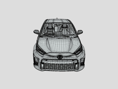 Toyota Yaris 2024 GR Modelo 3D