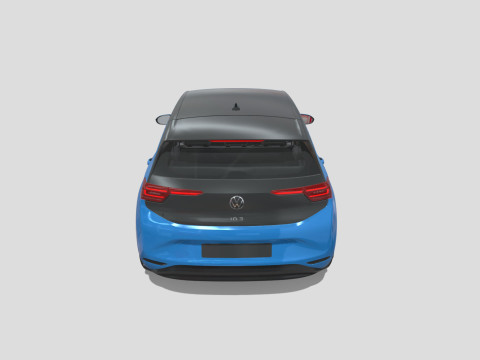 Volkswagen ID3 2024 3D Model