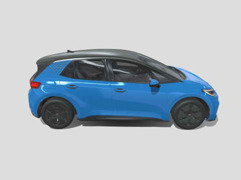 Volkswagen ID3 2024 3D Model