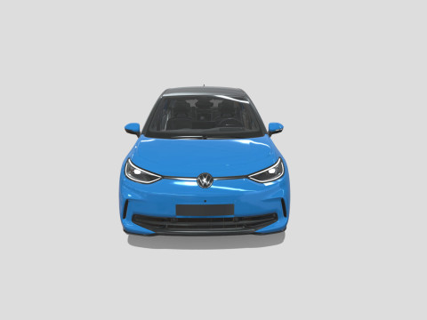 Volkswagen ID3 2024 3D Model