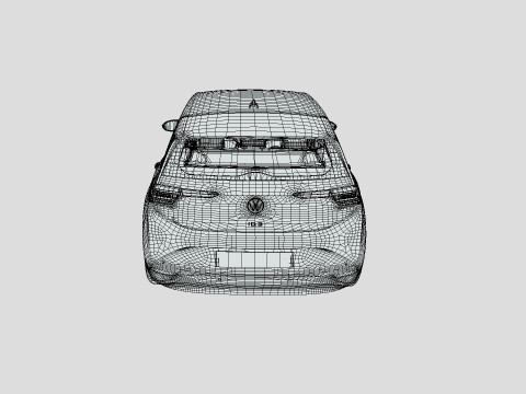 Volkswagen ID3 2024 3D Model