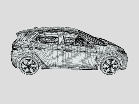 Volkswagen ID3 2024 3D Model
