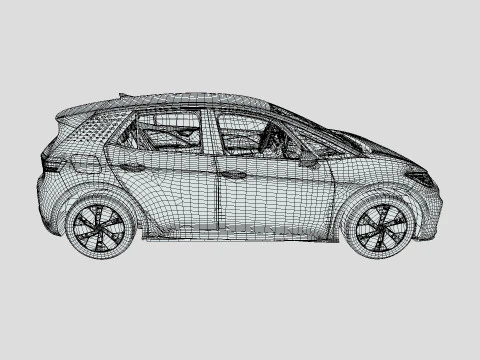 Volkswagen ID3 2024 3D Model