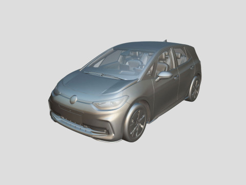 Volkswagen ID3 2024 3D Model