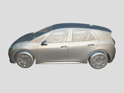 Volkswagen ID3 2024 3D Model