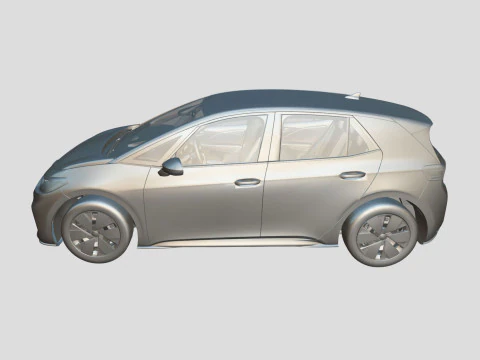 Volkswagen ID3 2024 3D Model