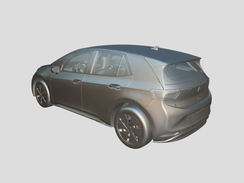 Volkswagen ID3 2024 3D Model