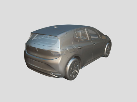 Volkswagen ID3 2024 3D Model