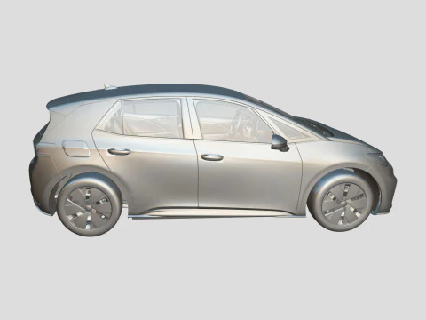 Volkswagen ID3 2024 3D Model
