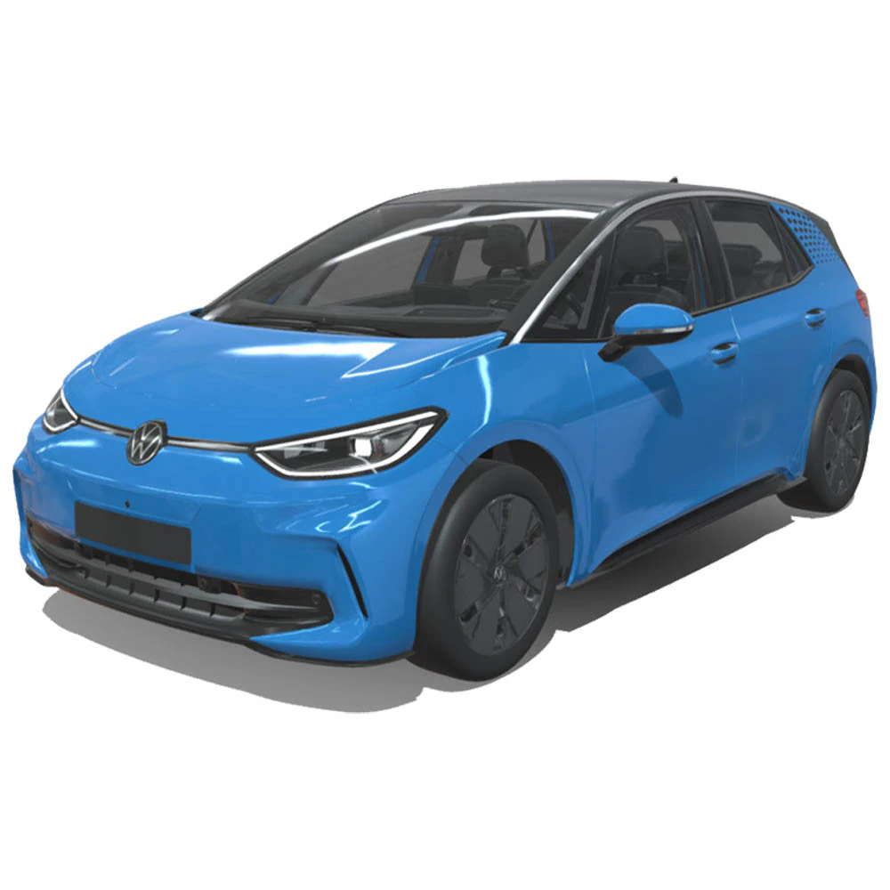 Volkswagen ID3 2024 3D Model .c4d .max .obj .3ds .fbx .stl .blend 