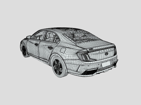 Hyundai Mistra EV 2023 Modelo 3D