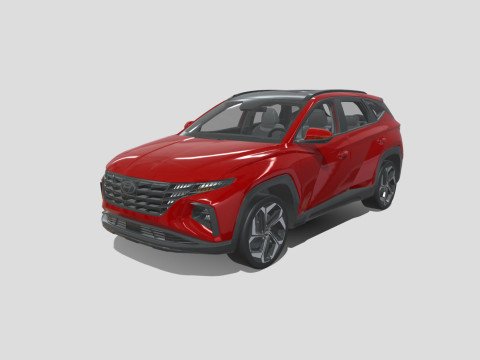 Hyundai Tucson 2025 3D 모델