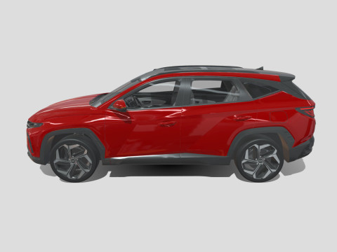 Hyundai Tucson 2025 3D 모델