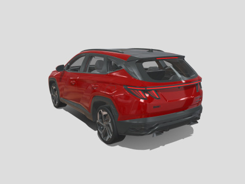 Hyundai Tucson 2025 3D 모델