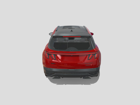 Hyundai Tucson 2025 3D 모델