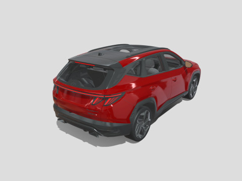 Hyundai Tucson 2025 3D 모델