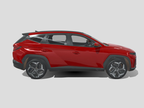 Hyundai Tucson 2025 3D 모델
