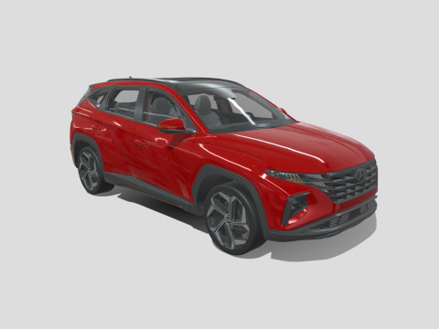 Hyundai Tucson 2025 3D 모델