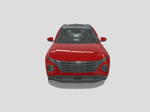 Hyundai Tucson 2025 3D 모델