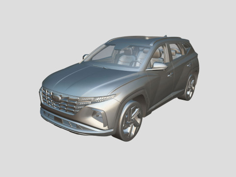 Hyundai Tucson 2025 3D 모델