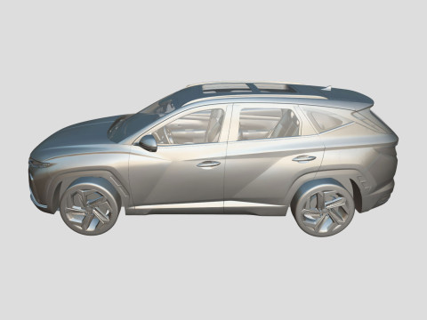 Hyundai Tucson 2025 3D 모델