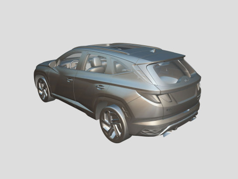 Hyundai Tucson 2025 3D 모델